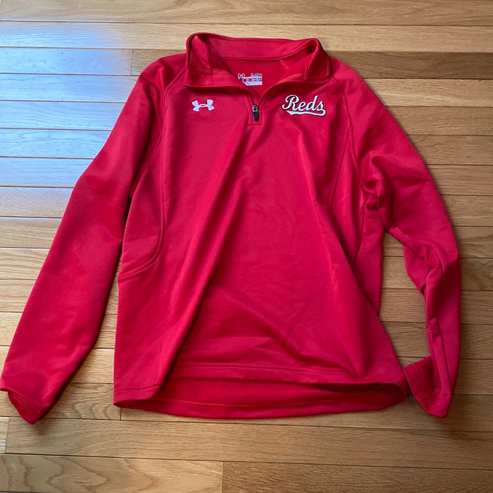 Large Under Armor Cincinnati Reds pullover